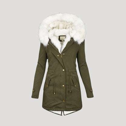 Warm Waterproof Parka Jacket for Women