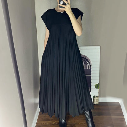Classic Navy Blue Stripe Dress