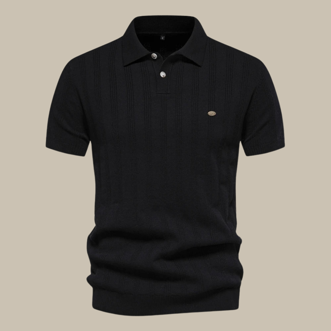 Classic Men's Short Sleeve Summer Polo Shirt - Luxivelle
