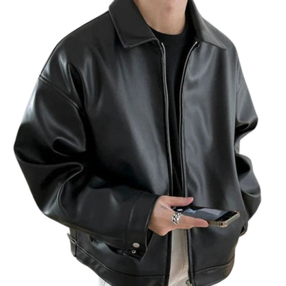 Large Mens Zip Up Streetwear Jacket