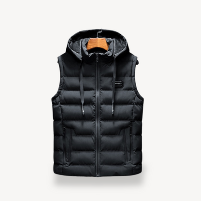 Puffer Vest with Hood for Men 5