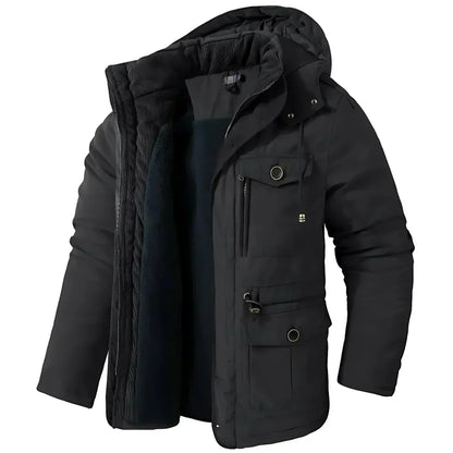 Thermal Insulated Men's Waterproof Parka Coat