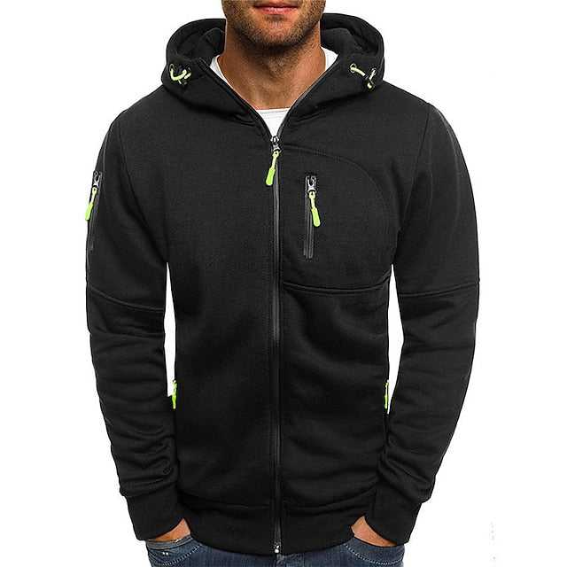 Stylish Men's Hooded Sweater - Premium Cotton, Timeless Design-2