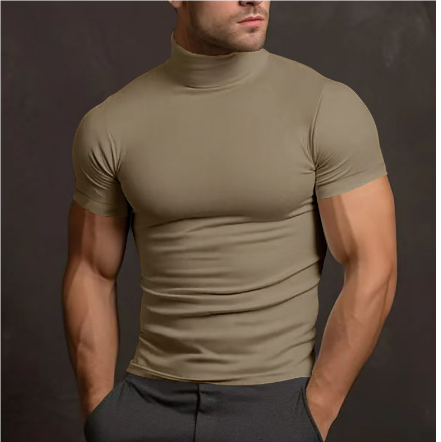 Classic Fit Crew Neck Tee for Men