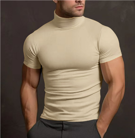 Classic Fit Crew Neck Tee for Men