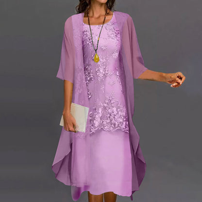 Feminine Floral Summer Dress Set