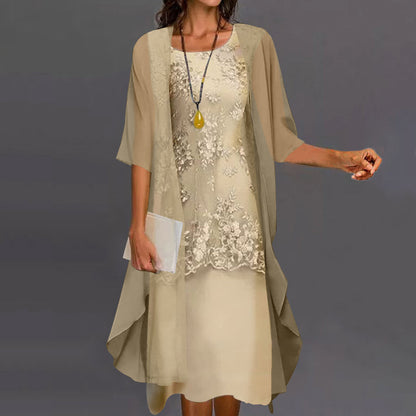 Feminine Floral Summer Dress Set