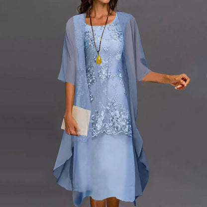 Feminine Floral Summer Dress Set - Luxivelle