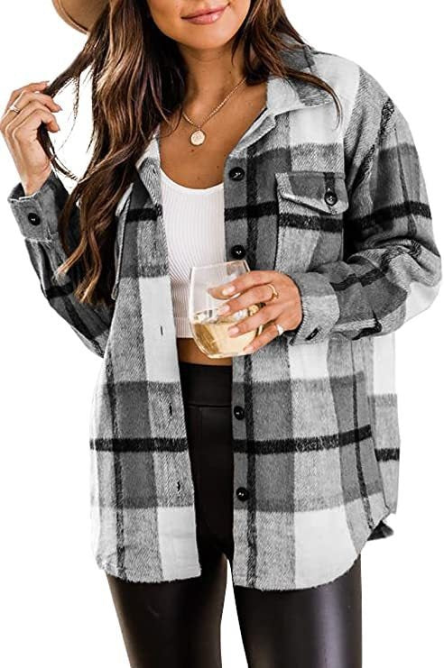 Classic Checked Coat for Ladies