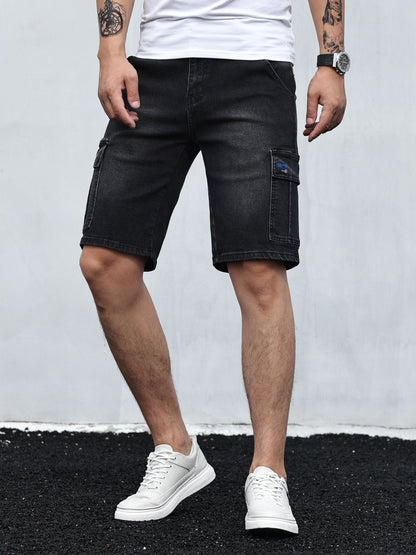 Relaxed Fit Denim Summer Shorts for Men
