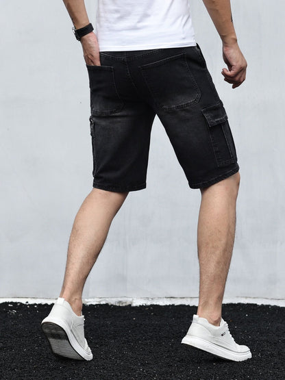 Relaxed Fit Denim Summer Shorts for Men