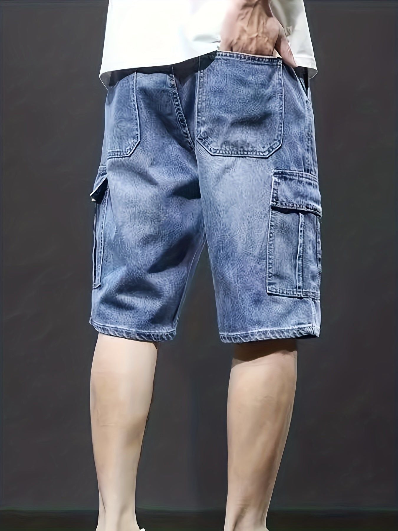 Relaxed Fit Denim Summer Shorts for Men - Luxivelle