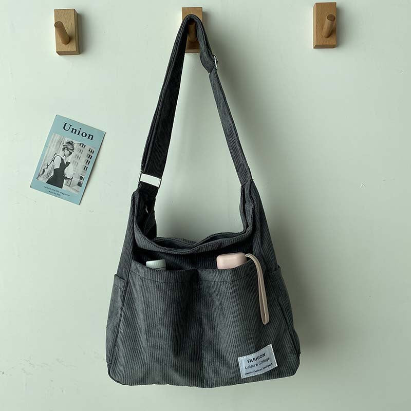 Practical Canvas Crossbody Shoulder Bag for Daily Use