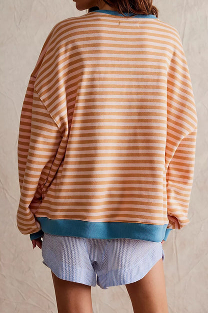 Comfy Horizontal Knit Women's Sweater