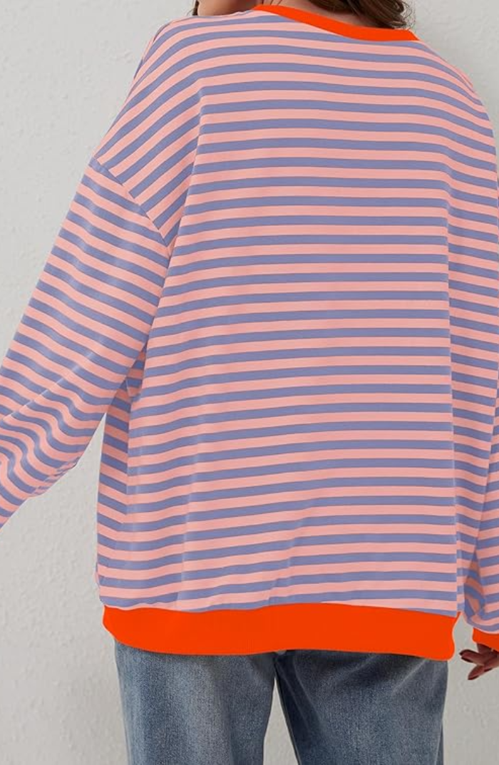 Comfy Horizontal Knit Women's Sweater