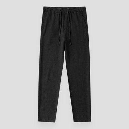 Regular Fit Linen Trousers Old Money Pants 4