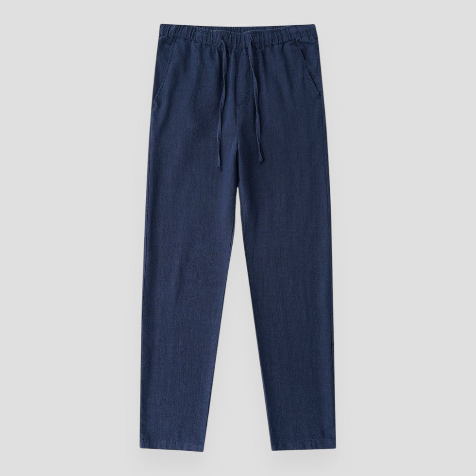 Regular Fit Linen Trousers Old Money Pants 5