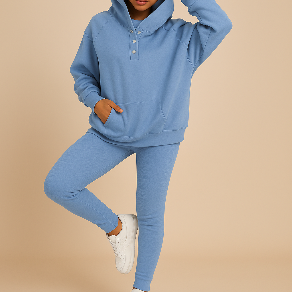 Comfy Women's Hoodie and Sweatpant Set - Luxivelle