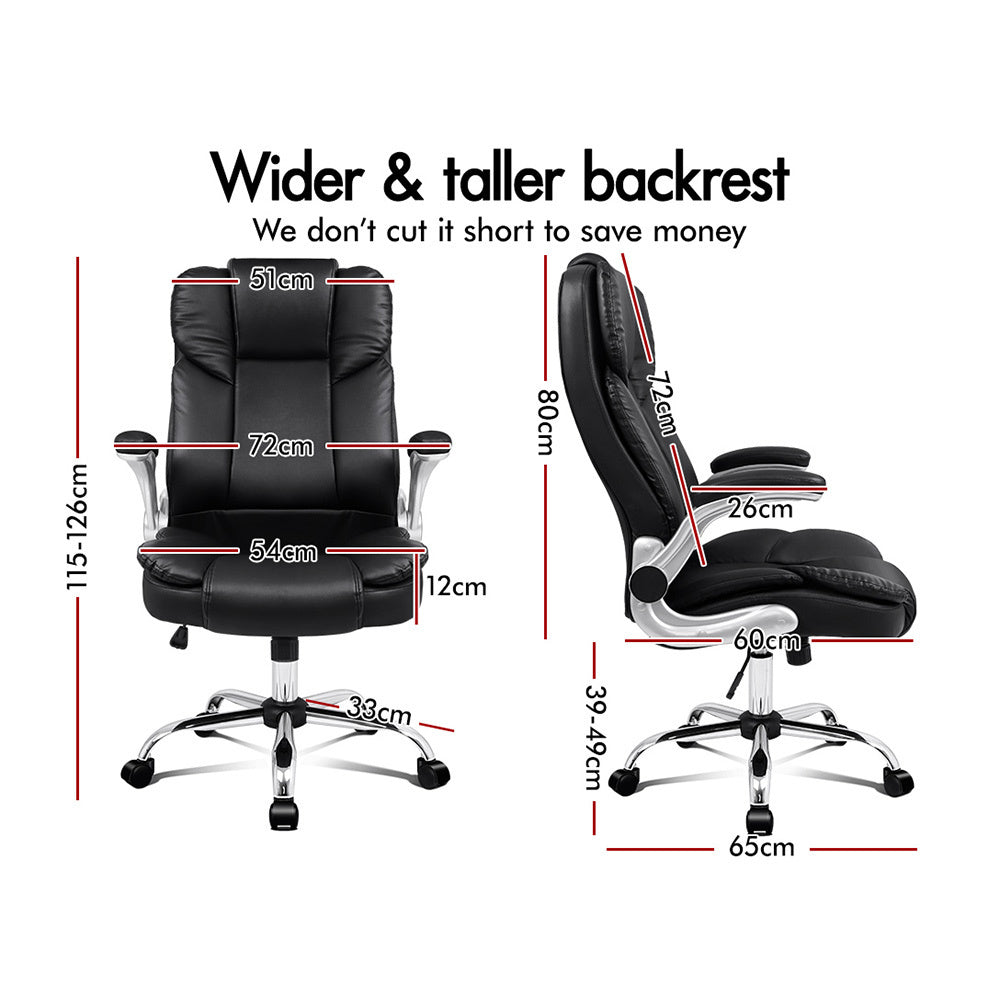 Adjustable Executive Leather Desk Chair