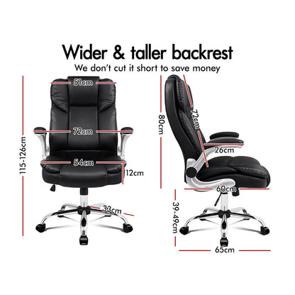 Adjustable Executive Leather Desk Chair