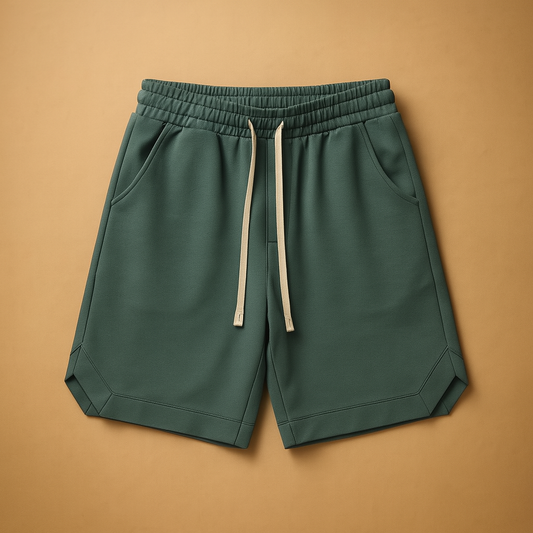 Classic Athletic Mens Shorts with Elastic Waist - Luxivelle
