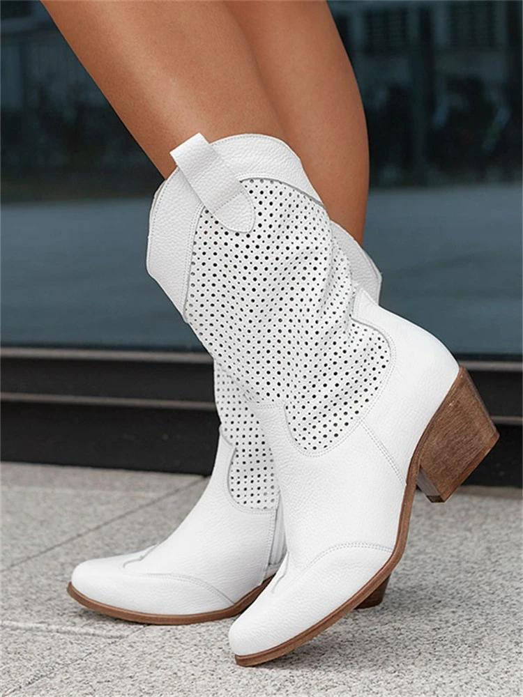 Fashionable Western Ankle Boots for Women