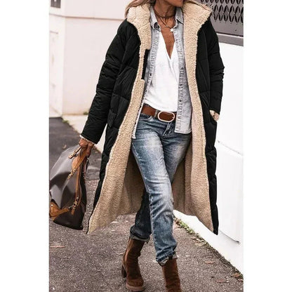 Warm Faux Fur Reversible Coat