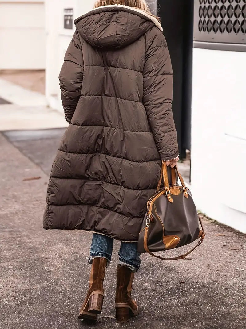 Warm Faux Fur Reversible Coat