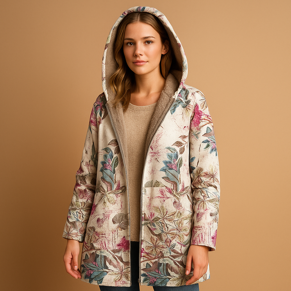 Warm Reversible Women's Winter Parka Coat - Luxivelle