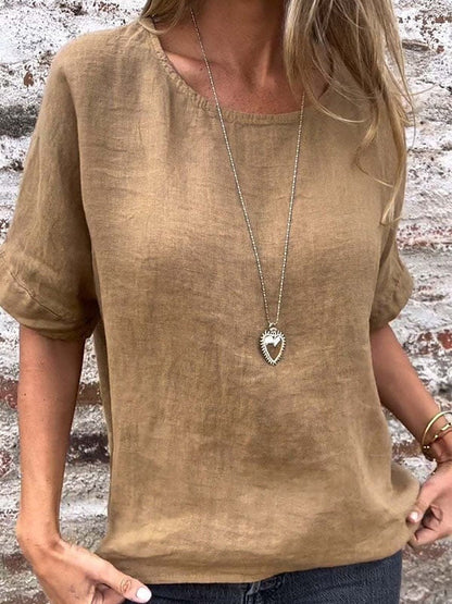 Simple Casual Women's Blouse