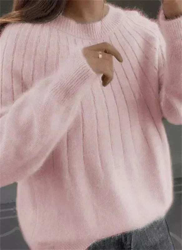 Soft Crew Neck Women's Sweater
