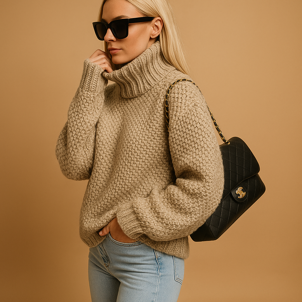 Cozy Cable Knit Women's Sweater