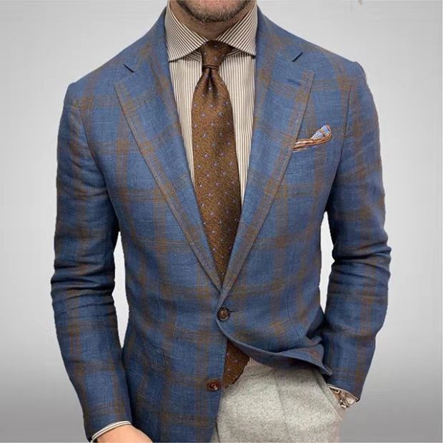 Riven | Men's Blazer Jacket – Elegant, Breathable & Slim Fit 0