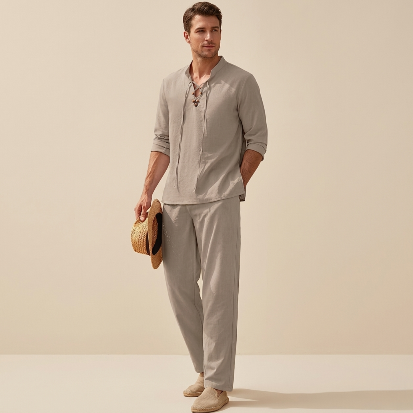 Riven | Men’s PJs Set – Lightweight, Casual & Stylish Shorts and Shirt Set 5