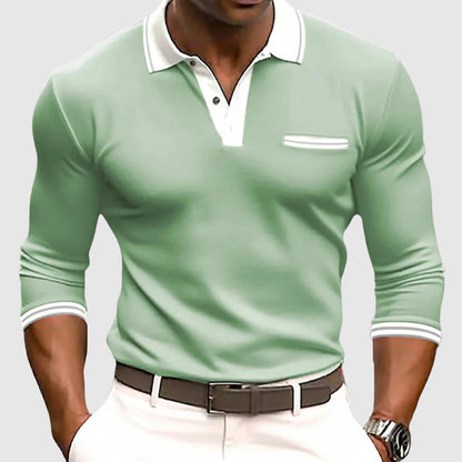 Bold Stripe Mens Long Sleeve Casual Shirt