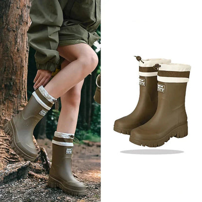 Waterproof Insulated Women's Rain Boots