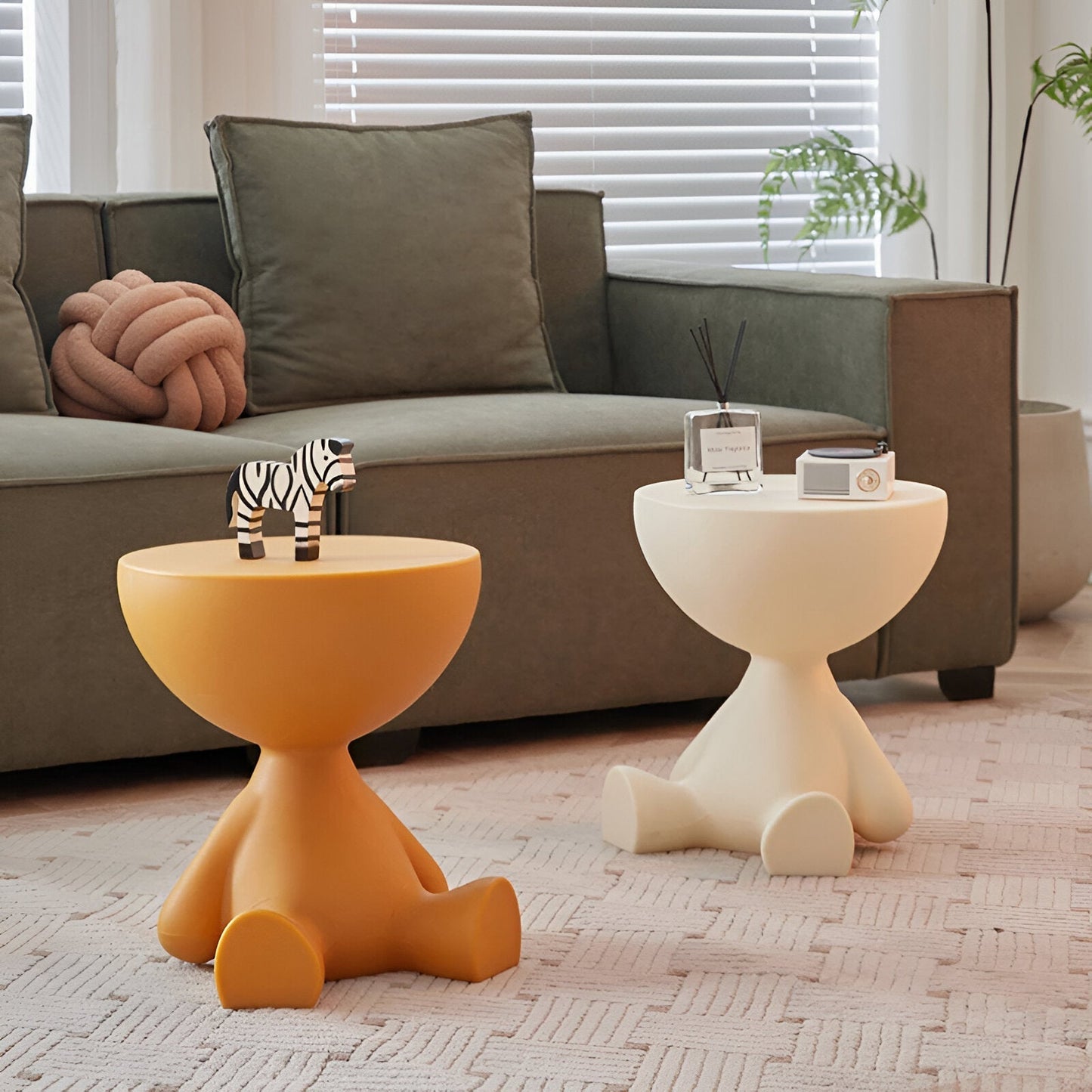 Elegant Circular Coffee Table for Living Room Decor - Luxivelle