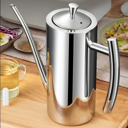 Durable Glass Oil Bottle with Leak Proof Lid