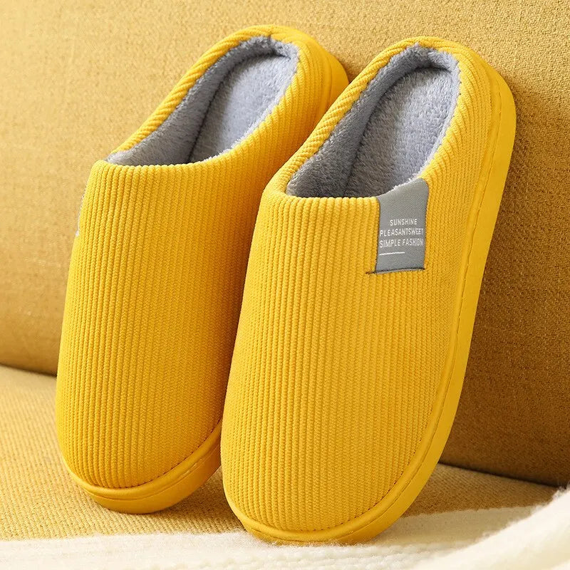 Warm Comfortable Closed Toe House Slippers