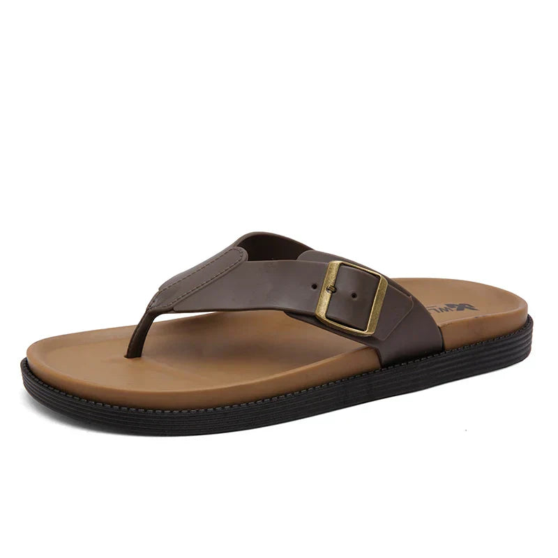 Veylor | Faux Leather Summer Sandals