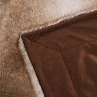 Plush Faux Fur Blanket - Soft and Warm Throw