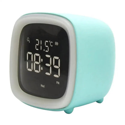 Fun Kids LED Clock with Nightlight and Rechargeable Battery