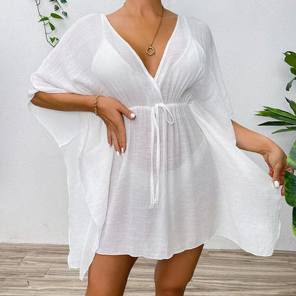 Relaxed Fit Beach Cover Up Swimsuit Dress