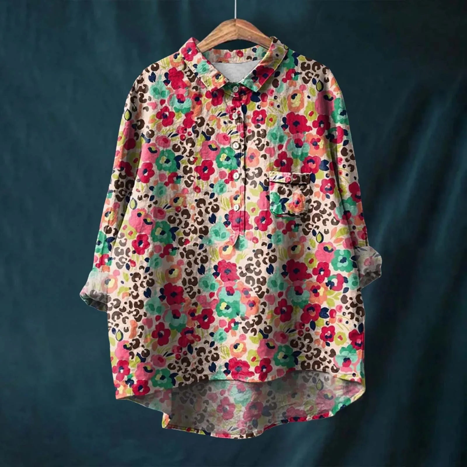 Variant image for Liesa | Floral Shirt for Women – Lightweight Fabric, Elegant Design-7