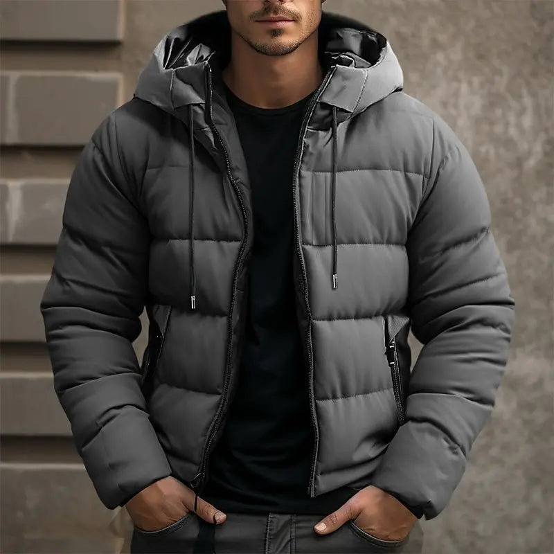 Insulated Waterproof Parka Coat for Men