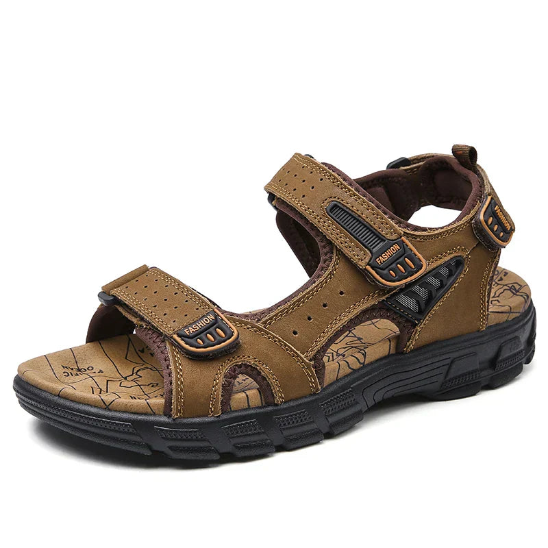 Comfortable Fit Men's Leather Sandals