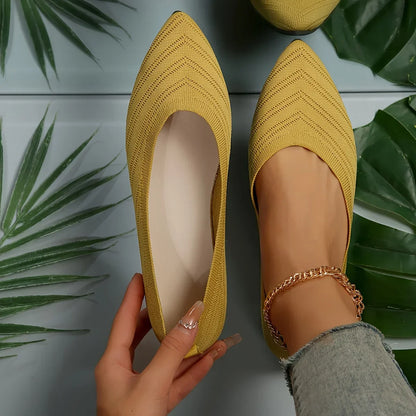 Ladies Classic Flat Slip On Shoes