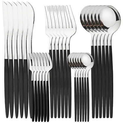 Elegant 24K Gold Flatware Set