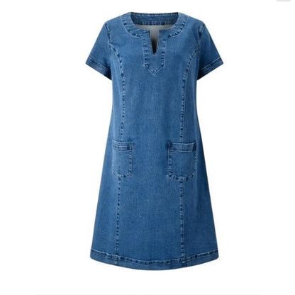 Comfortable Lightweight Blue Dress