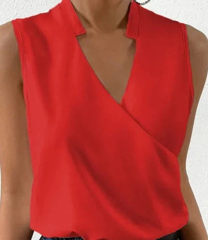 Women's Casual V-Neck Cotton Summer Top